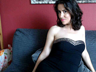 Sexy webcam show met feline